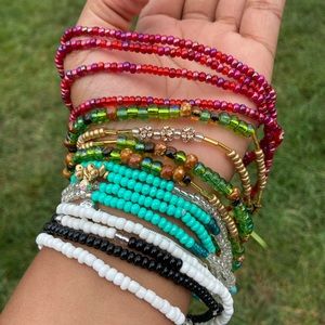 Waist beads and ankles